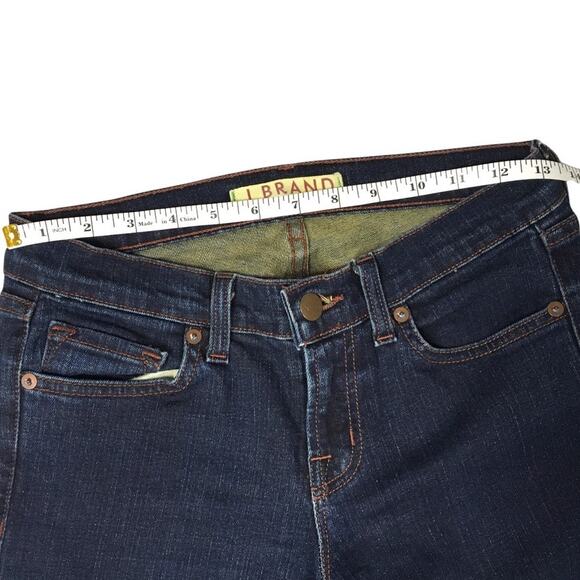 J Brand Jeans Low Rise Pencil‎ Leg Boss Dark Wash Denim Pants Skinny Women's 26 - Picture 8 of 16